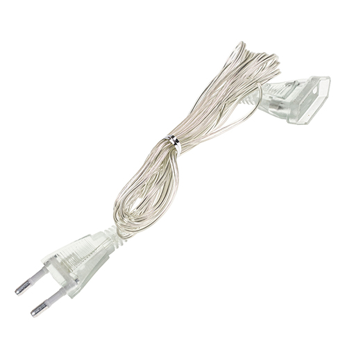 картинка Удлинитель " Миленд " для гирлянд, 3м, прозрачная нить