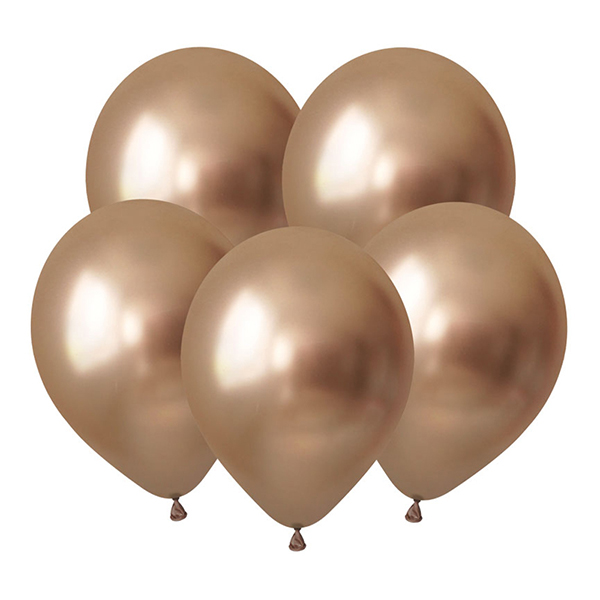 картинка Шар латексный " Браво " зеркальный 12"/30см Золото