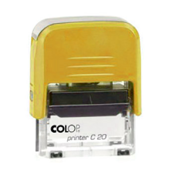 картинка Штамп стандартный " Colop " Получено, цвет корпуса в ассортименте (без возможности выбора цвета), Printer C20