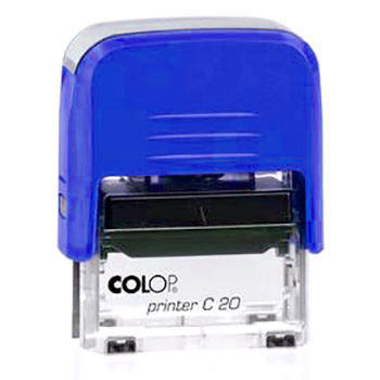 картинка Штамп стандартный " Colop " Выезд разрешен, цвет корпуса в ассортименте (без возможности выбора цвета), Printer C20