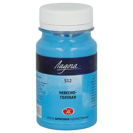 картинка Краска акриловая " Ладога " 100мл небесно-голубая
