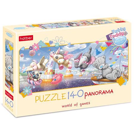 картинка Пазлы " Hatber " 140элементов MeToYou 16*45см, картонная упаковка