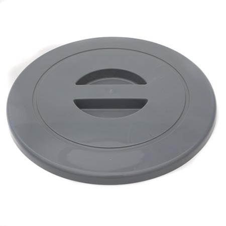 картинка Крышка для ведра " Миленд "  5л Серая, пластик