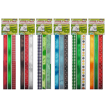 картинка Набор закладок-ляссе " Нетеряшки " №11 для формата А5 для мальчиков самоклеющиеся, ассорти, из 3-х широких лент, с рисунком