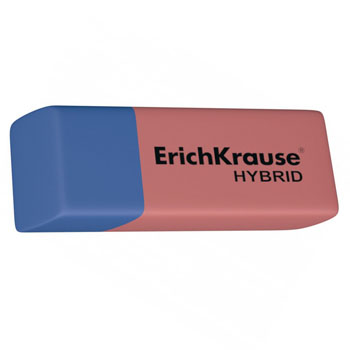 картинка Ластик " Erich Krause " Hybrid 54*18*8мм, комбинированный, термопластичная резина