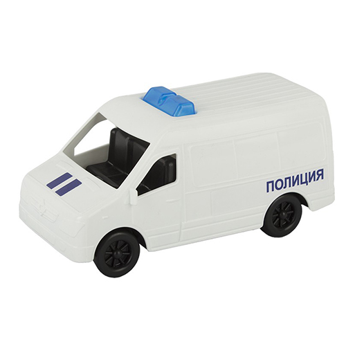 картинка Машинка " Совтехстром " Полиция, пластик, сетка 19*9*10см