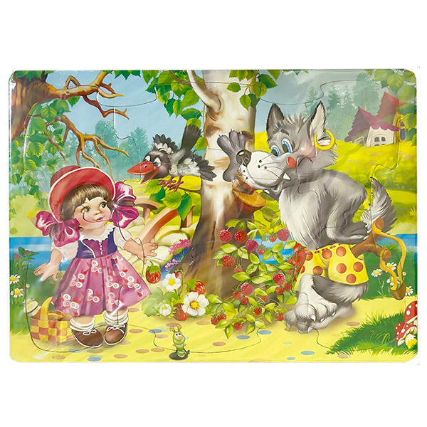 картинка Пазлы " Антураж " Красная шапочка, 7 элементов