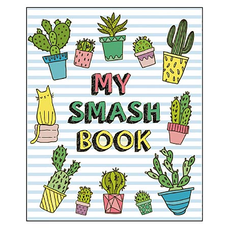 картинка Смэшбук А5 80л " Проф-Пресс " My smash book, обложка - цветной мелованный картон, склейка, 160*190мм