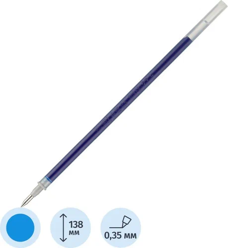 картинка Стержень гелевый CROWN синий, 138мм (1634890)
