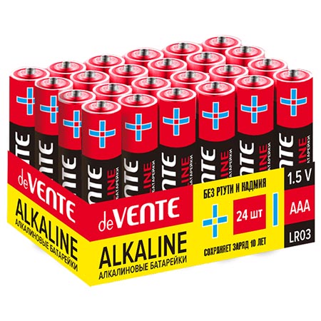 картинка Батарейка " deVente " Alkaline LR03/1,5В алкалиновая