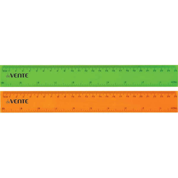 картинка Линейка пластик 25см флюор ассорти