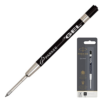 картинка Стержень гелевый " Parker " Quink GEL Z05 M черный 0,7мм блистер