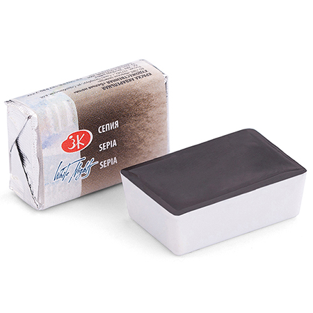 картинка Акварель " Белые ночи " кювета 2,5мл сепия