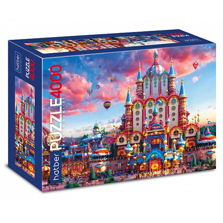 картинка Пазлы " Hatber " 4000элементов Premium Парк чудес 135*96см, картонная упаковка