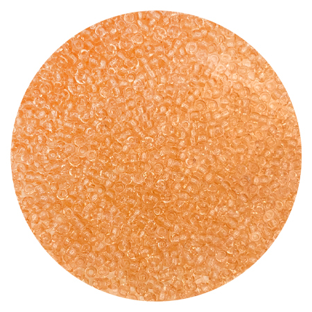 картинка Бисер " Tukzar " 2мм*50гр оранжевый тонированный, круглый, пакет