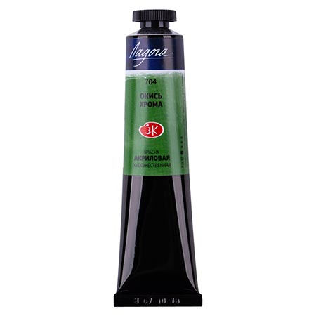 картинка Краска акриловая " Ладога "  46мл туба окись хрома