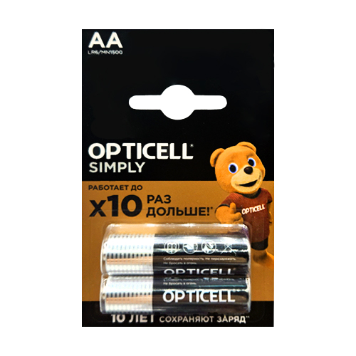 картинка Батарейка " Opticell " Simply AA/LR06 алкалиновая