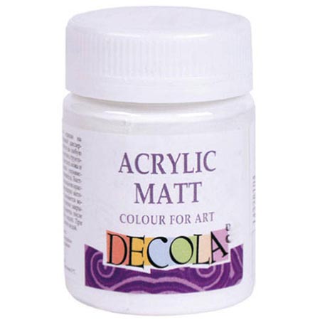 картинка Краска акриловая " Decola " 50мл матовая серо-голубая