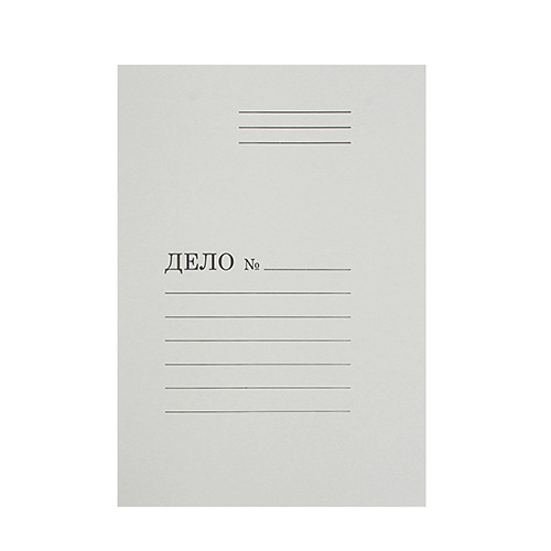 картинка Обложка картонная Дело " Эко-Нева " А4 390г/м2 мелованная, белая