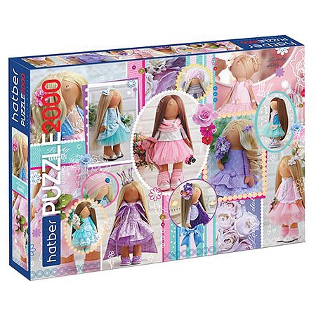 картинка Пазлы " Hatber " 2000элементов Premium Куколки 96*68см, картонная упаковка