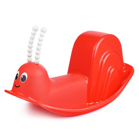 картинка Качалка " PicnMix " Улитка, красная, 80*50*48см пластик