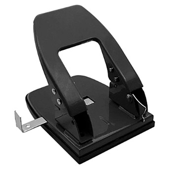 картинка Дырокол на 30л " Dolce Costo " металлический, встроенная линейка, фиксатор, черный