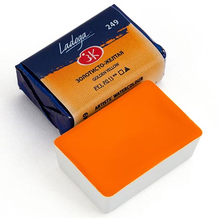 картинка Акварель " Ладога " кювета 2,5мл золотисто-желтая