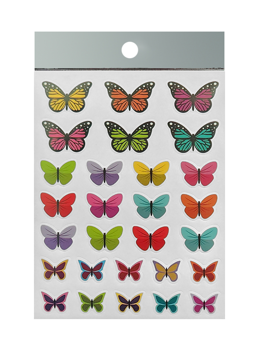 картинка Наклейки " KWELT " А6 Бабочки, без отделки