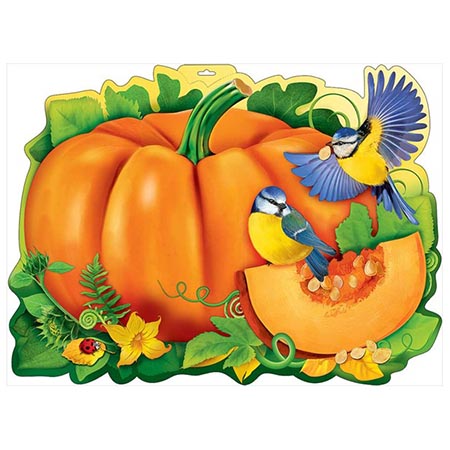 картинка Плакат фигурный " Праздник " 940 А2 Тыква