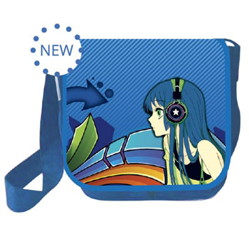 картинка Сумка школьника " Пчелка " Девочка с плеером 330*275*85мм с клапаном, печать на ткани