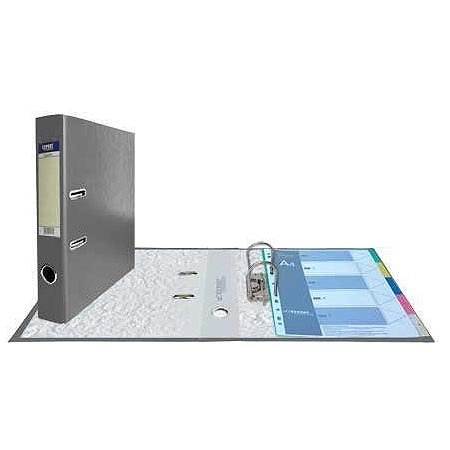 картинка Папка-регистратор А4 " Expert Complete " Classic сборная 50мм серая, ПВХ, пластиковый карман со сменной этикеткой