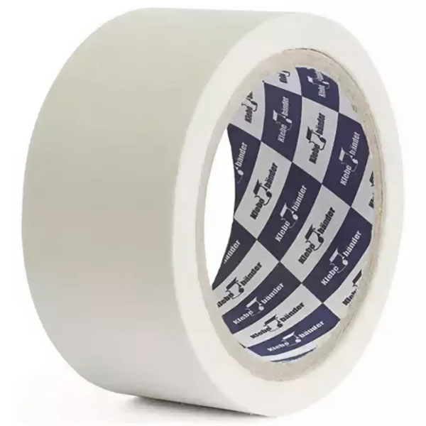 картинка Лента малярная клейкая 50мм* 15м, бумажная основа, 115мкм, " Klebebander ", термоусадочная пленка
