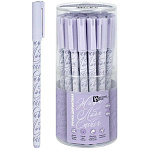 Ручка шариковая " Феникс " синяя 0,5мм Люби. Смейся. Живи, в пластиковой тубе