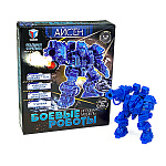 Боевой робот " PC " Айсен, от 5 лет, 17 деталей, крепление на шарнирах, подвижный механизм, дальность стрельбы - 1,5м, картонный блистер 17,5*4*15см