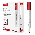 Маркер для доски " Hatber " Solo красный 2мм пулевидный наконечник
