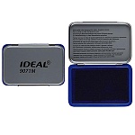 Подушка штемпельная настольная " Ideal " 56*90мм синяя
