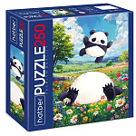 Пазлы " Hatber " 250элементов Premium Плюшевые панды 40*28см, картонная упаковка