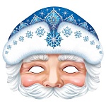 Маска Новогодняя картонная " Мир открыток " 3-03 Дед мороз