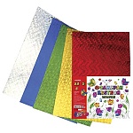 Фоамиран " deVente " БОЛЬШОЙ ФОРМАТ А3 5л 5цв 2мм голографический, пластиковый пакет, европодвес