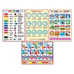 Набор плакатов " Мир открыток " 8-21 А3 Английский язык, 4шт, ламинация