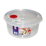 Контейнер пластиковый для СВЧ, для пищевых продуктов, с клапаном, 1,2л " Милих "