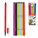 Набор капиллярных ручек (линеров) " deVente " 6цв, 0,4мм, цветной шестигранный корпус, пластиковая упаковка, европодвес