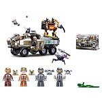 Конструктор " Рыжий кот " Sluban. Спасательная операция, 599 элементов, 4 фигуры, пластик, картонная упаковка, 47,5*33*6,7