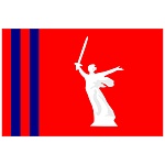 Флаг Волгоградская область 90*135см полиэфир
