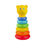 Пирамида " Совтехстром " Зоопарк Лев 27см, 8 деталей, сетка