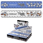 Линейка " Erich Krause " Tulips, 15см пластиковая, ассорти, дисплей