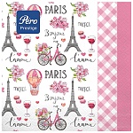 Салфетки бумажные 3-слойные " Pero " Prestige Париж 20шт, 100% целлюлоза, 33*33см