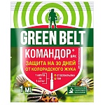 Средство от вредителей " Green belt " 1мл Командор, от белокрылки, тли