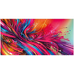 Конверт для денег " Мир поздравлений " 410 Без названия- Флуоресцентные цвета, 168*84мм, глянцевый УФ-лак, без текста