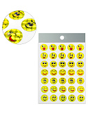 Наклейки-похвала " KWELT " А6 Смайлики, голография